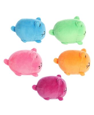 Mini Meowchi Surprise Plush Tasty Peach Enchanting Plush Toy Multicolor 3.5"