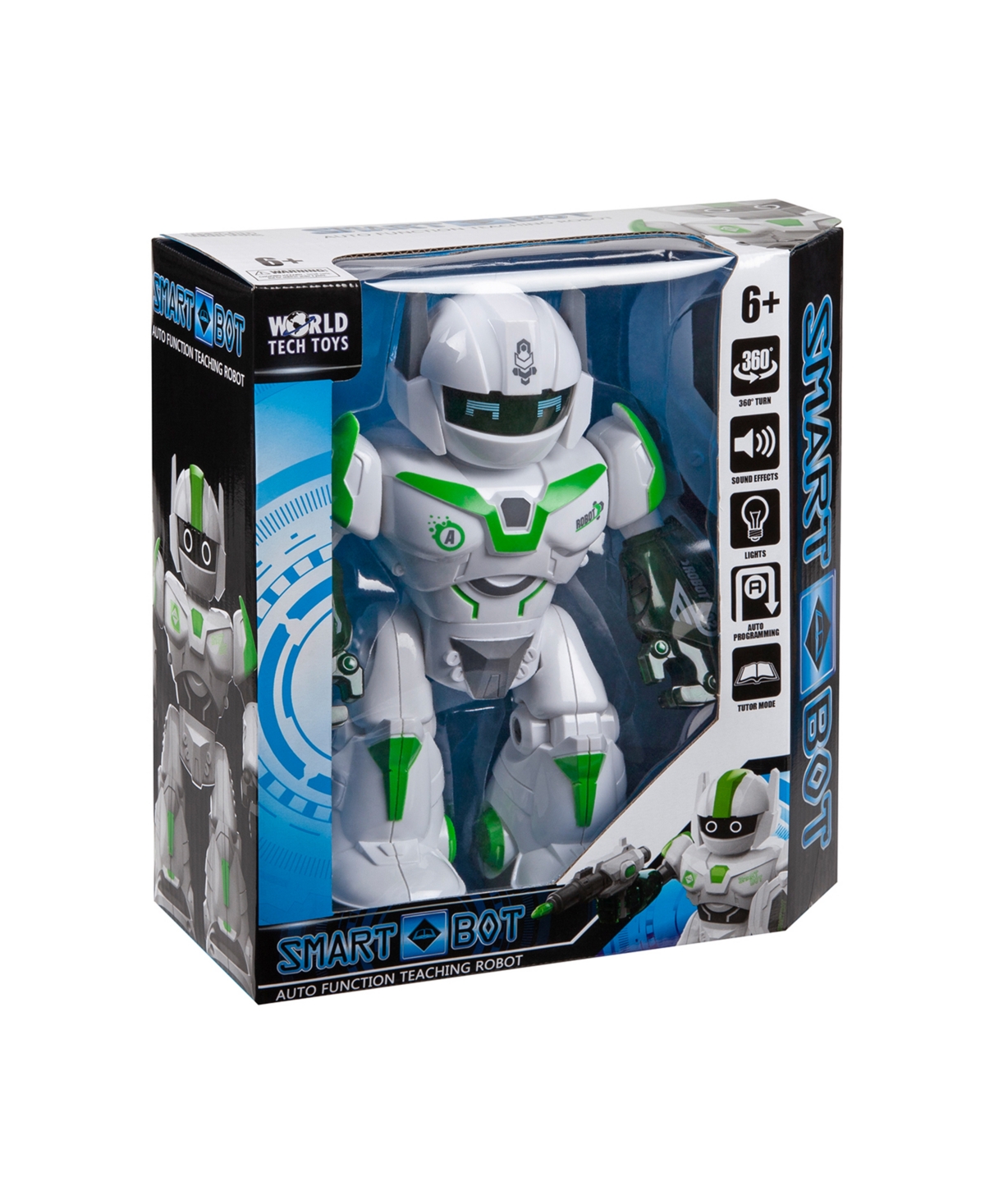 World Tech Toys Smart Bot Auto Function Teaching Robot In White