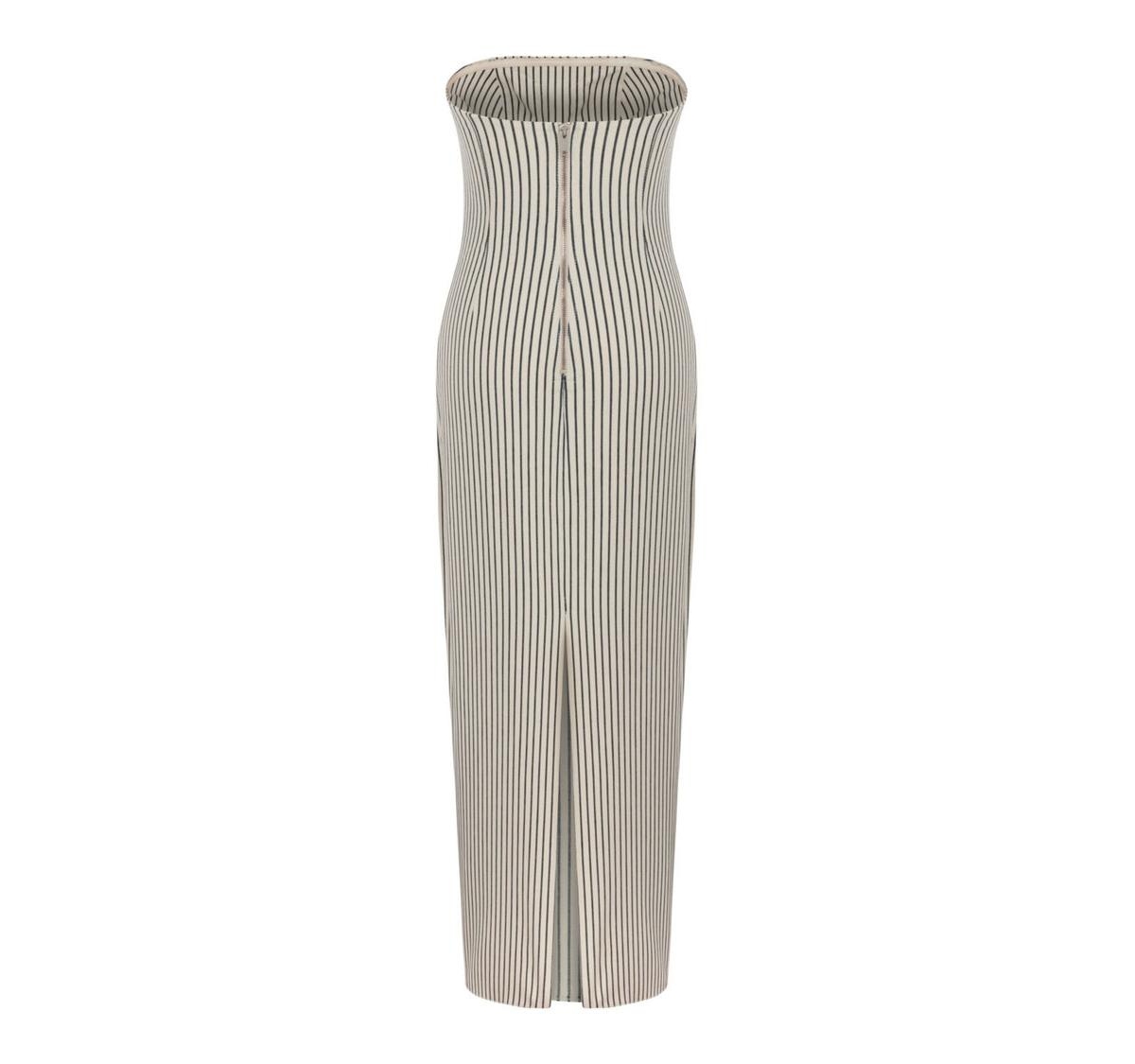 Nocturne Women's Striped Strapless Dress - Multi-colored