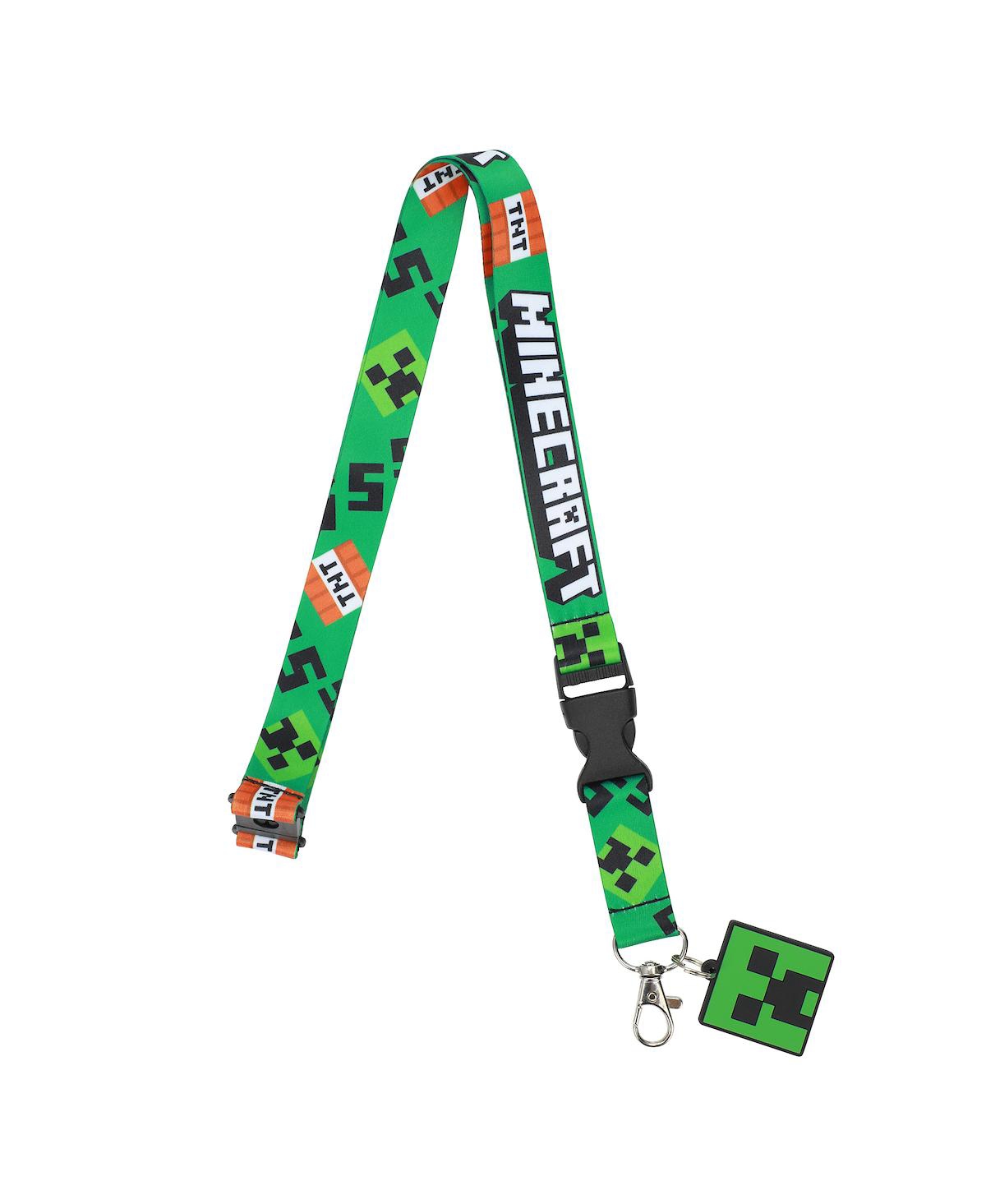 Lanyard With Rubber Creeper Face Charm - Multicolored