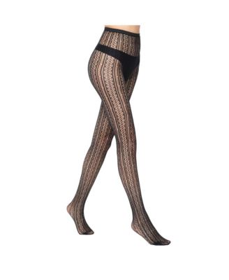 Stems Women s Floral Stripe Fishnet Tights Macy s