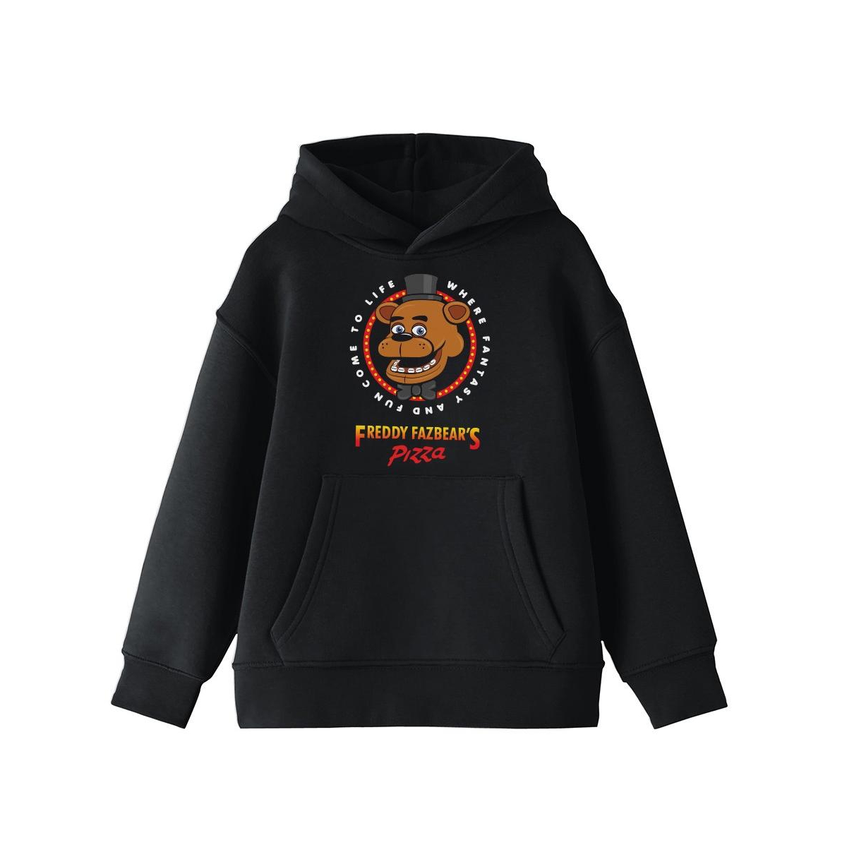 Five Nights at Freddy's Boys Youth Five Nights at Freddys Horror GameHoodie - Black