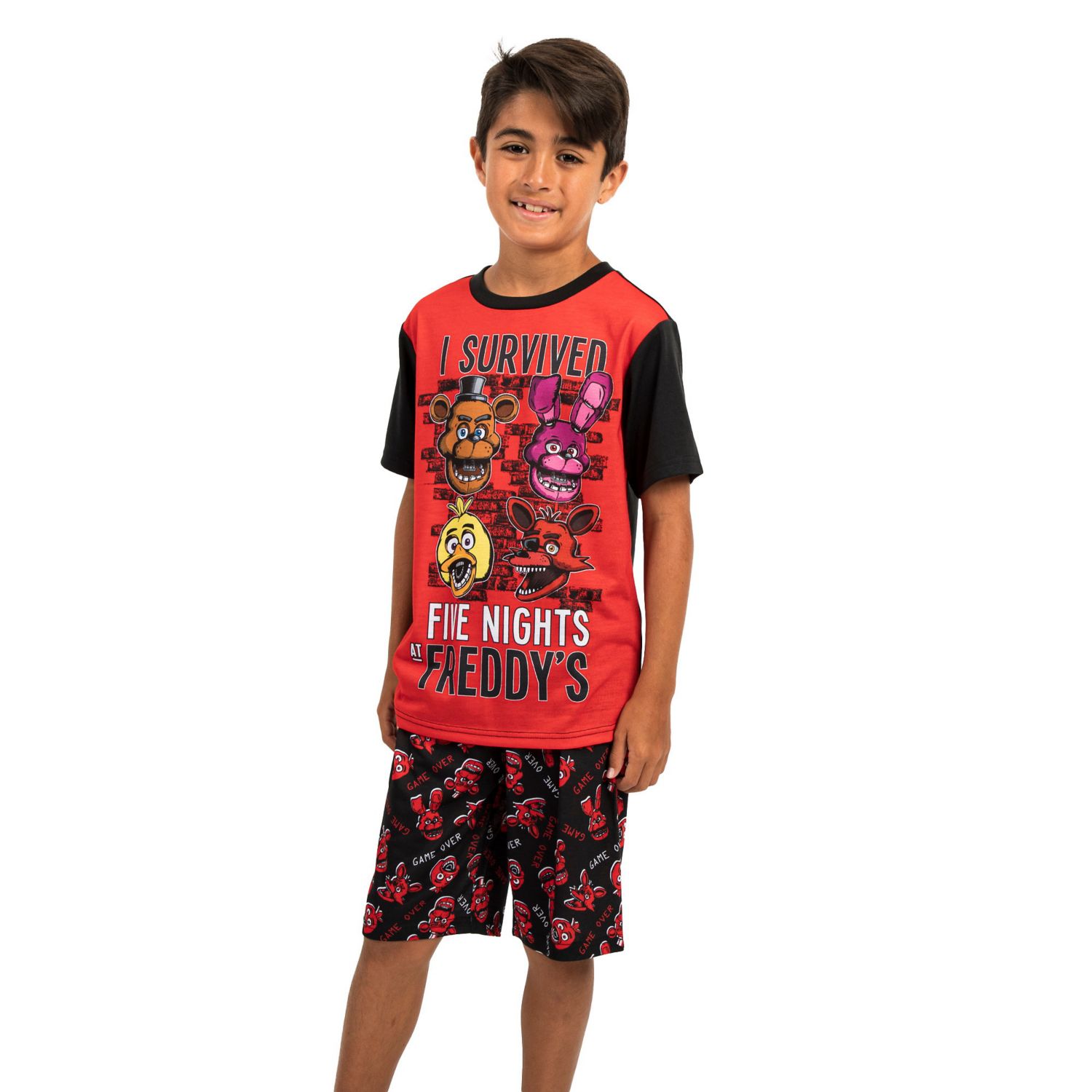 Youth Sleepwear Set Tee Shirt, Sleep Shorts, Sleep Pants