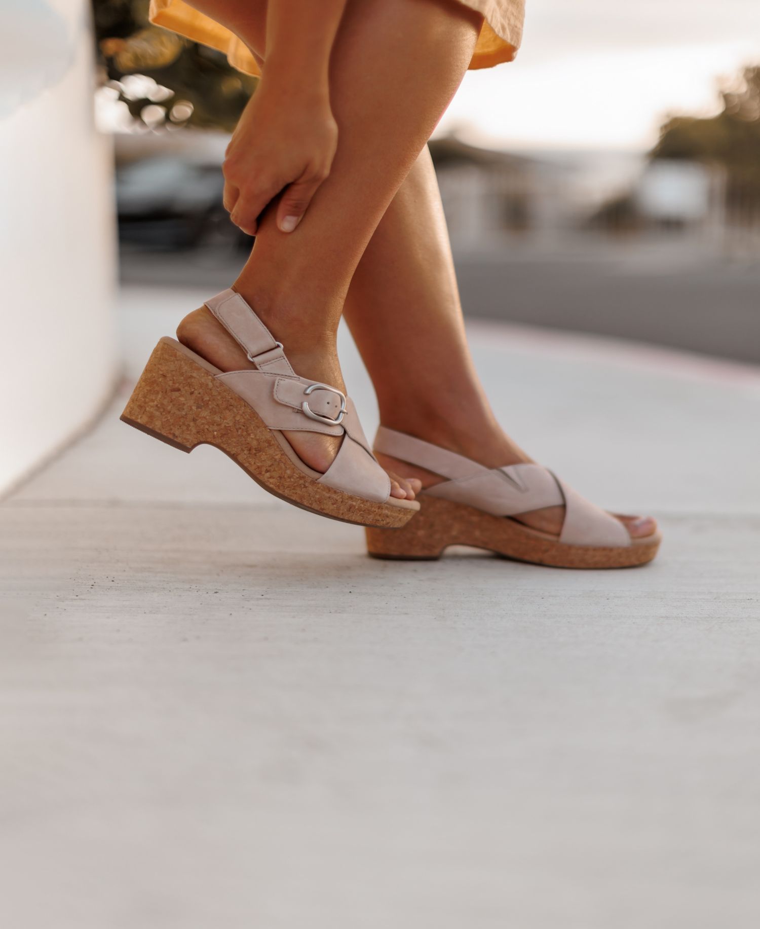 Women's Giselle Dove Wedge Sandals