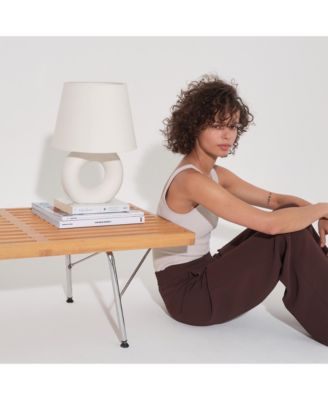 Chloe 15.5" Ceramic Contemporary LED Table Lamp