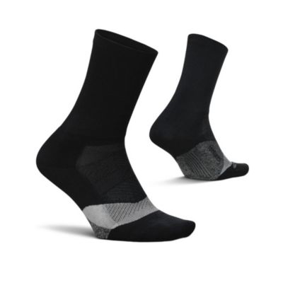 Men's Elite Light Cushion Mini Crew Sock - Sport Sock with Targeted Compression