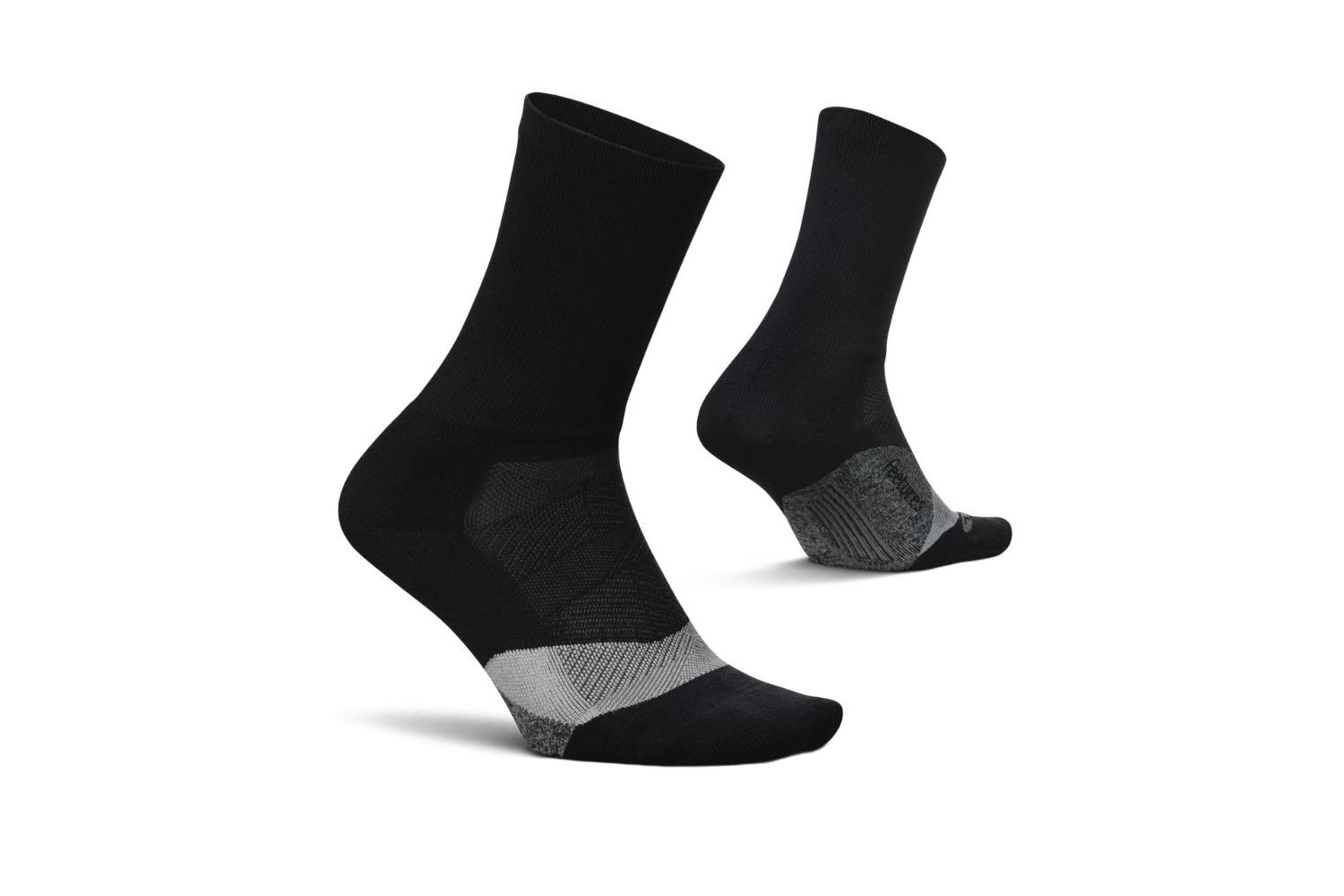 Men's Elite Light Cushion Mini Crew Sock - Sport Sock with Targeted Compression