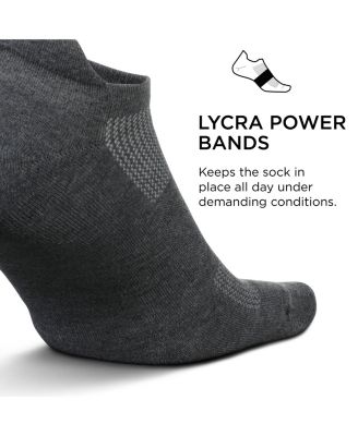 Men's High-Performance Cushion No Show Tab Solid- For Men & Women, Athletic Ankle Socks, Moisture Wicking - 3Pack