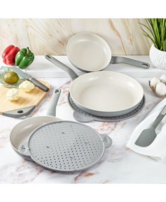 Balance 3Pc Non-stick Ceramic Frying Pan Set, Recycled Aluminum