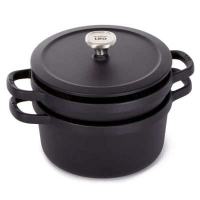 Graphite 3Pc Enamel Cast Iron Cookware Set