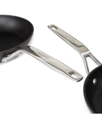 Essentials 5Pc Non-stick Hard Anodized Cookware Starter Set, Black