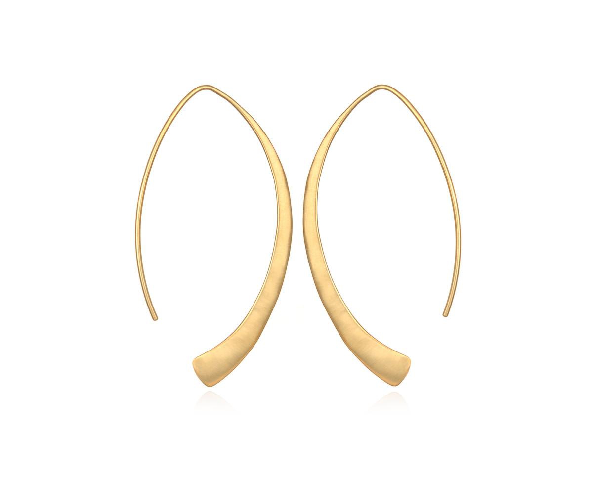 Open to Possibilities Hoop Earrings - Gold