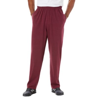 Big & Tall Lightweight Jersey Open-Bottom Sweatpants