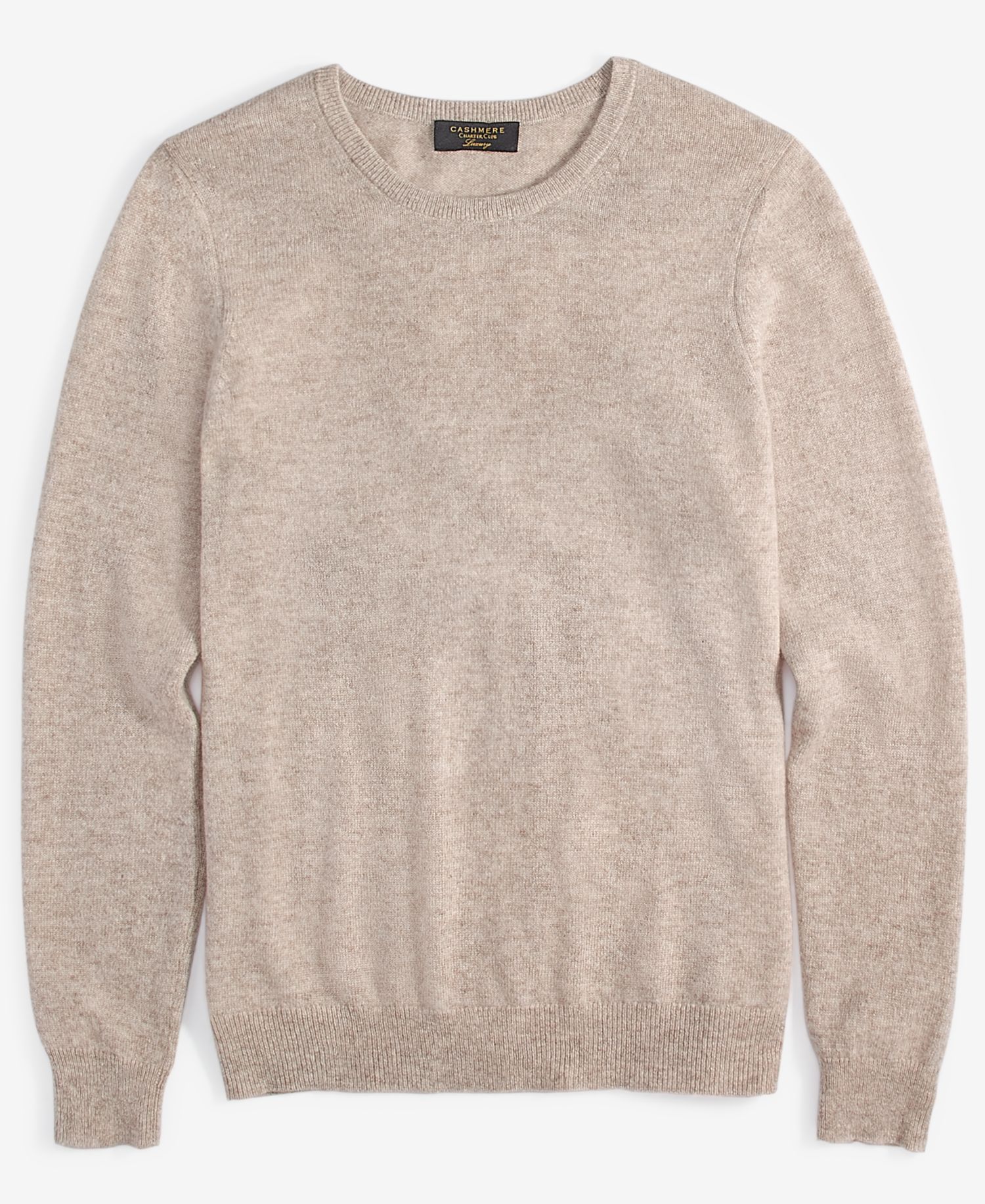 100% Cashmere Women's Petite Long-Sleeve Crewneck Sweater