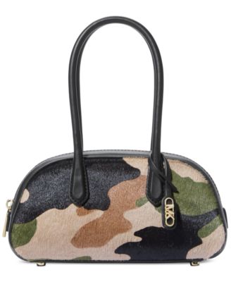 Michael Kors - Lulu Camouflage Print Calf Hair Satchel