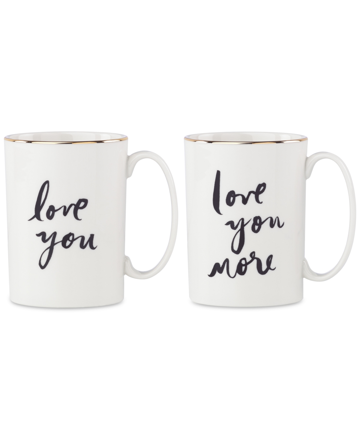 Bridal Party Love You Mugs, Set of 2 - White