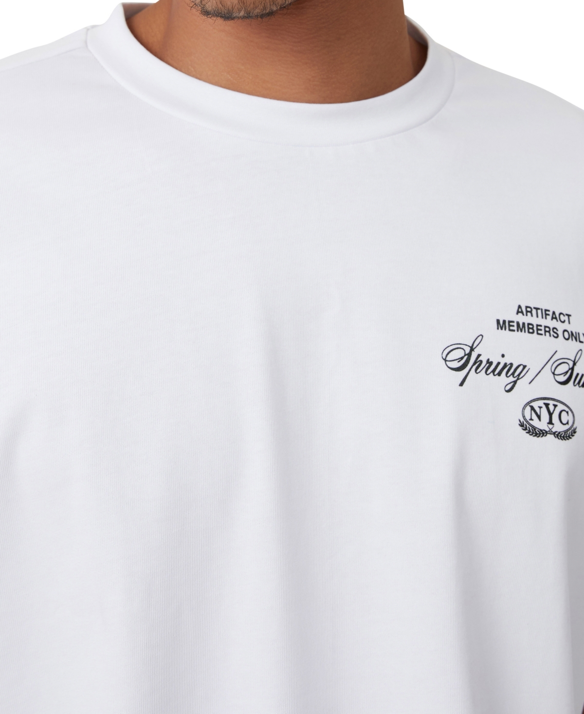 Cotton On Men's Box Fit Text T-Shirt