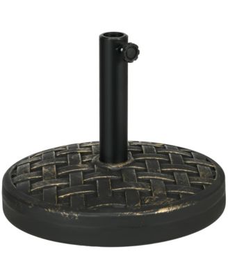 Patio Umbrella Base, 40 lbs. Heavy Duty Umbrella Stand, Bronze