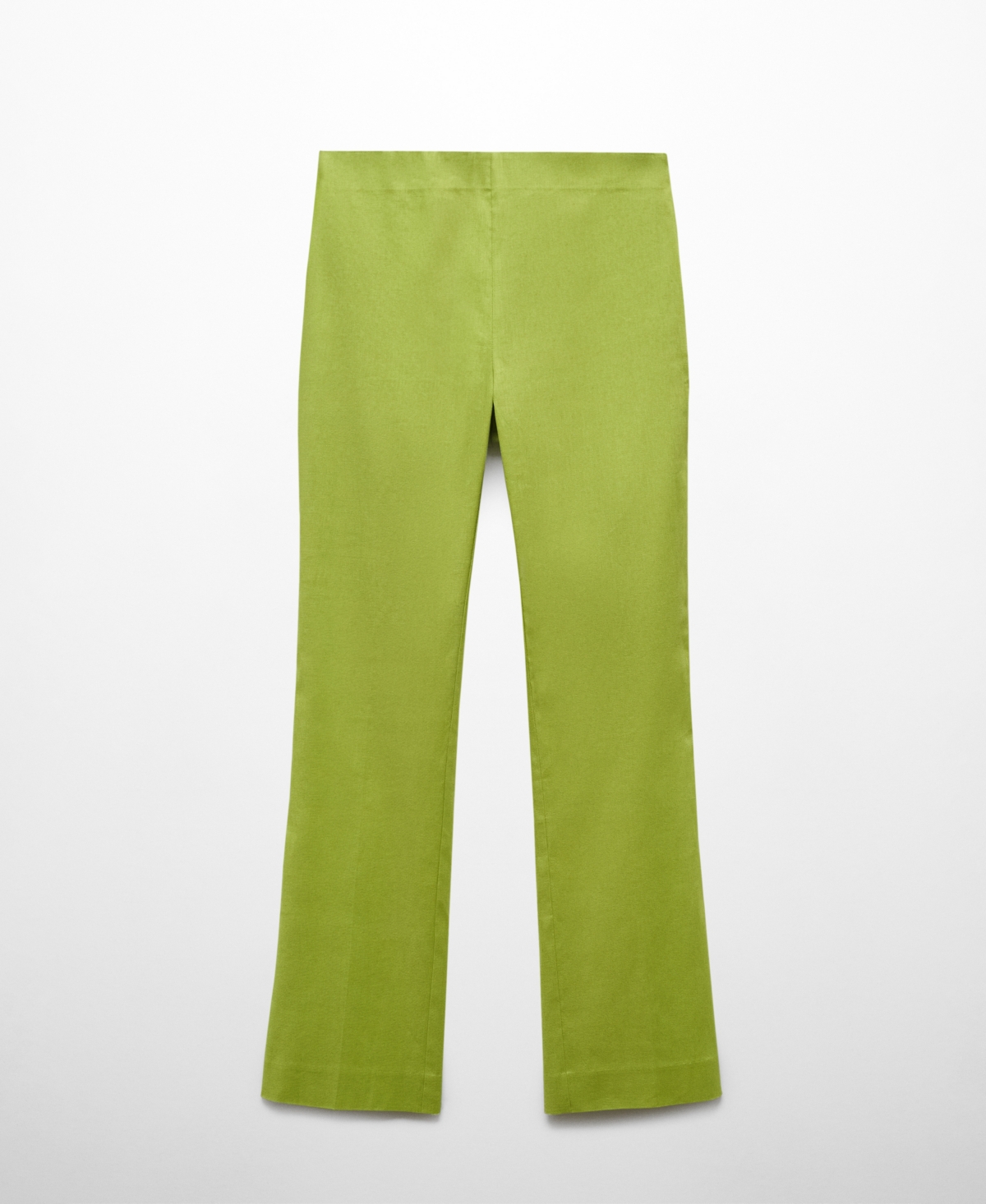 Mango Women's Linen Flare Trousers
