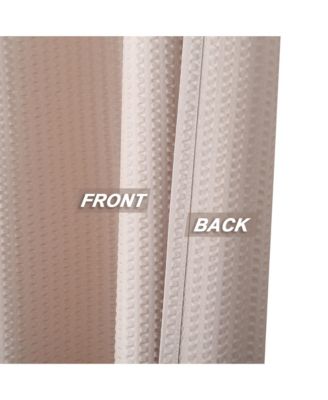 Soft Embossed Seersucker Microfiber Fabric Shower Curtain or Liner, 72" x 72"
