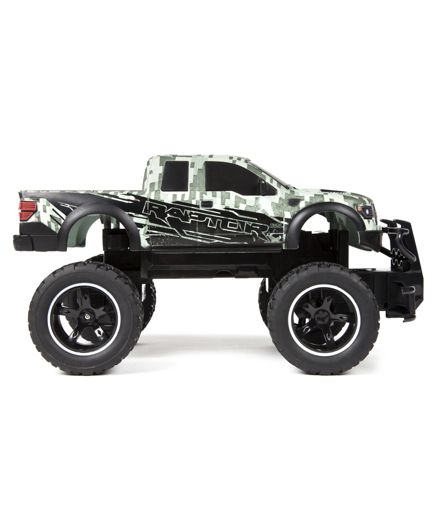 Детская игрушка World Tech Toys 1:14 Scale Digital Camo Ford F-150 SVT Raptor Remote Control Monster Truck — фото 2