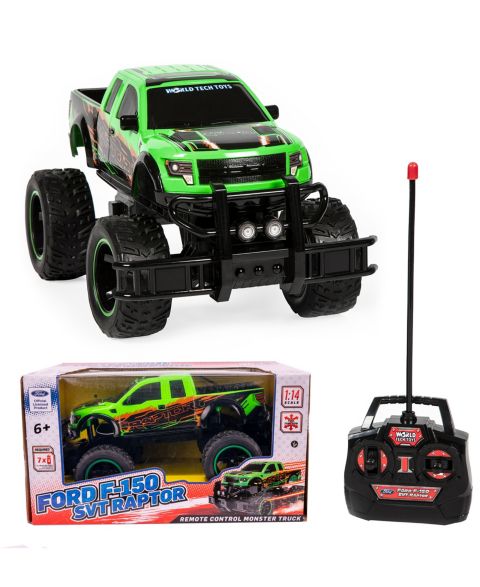 Детская игрушка World Tech Toys 1:14 Ford F-150 SVT Raptor Full-Function Radio Control RC Truck, цвет: Разноцветный