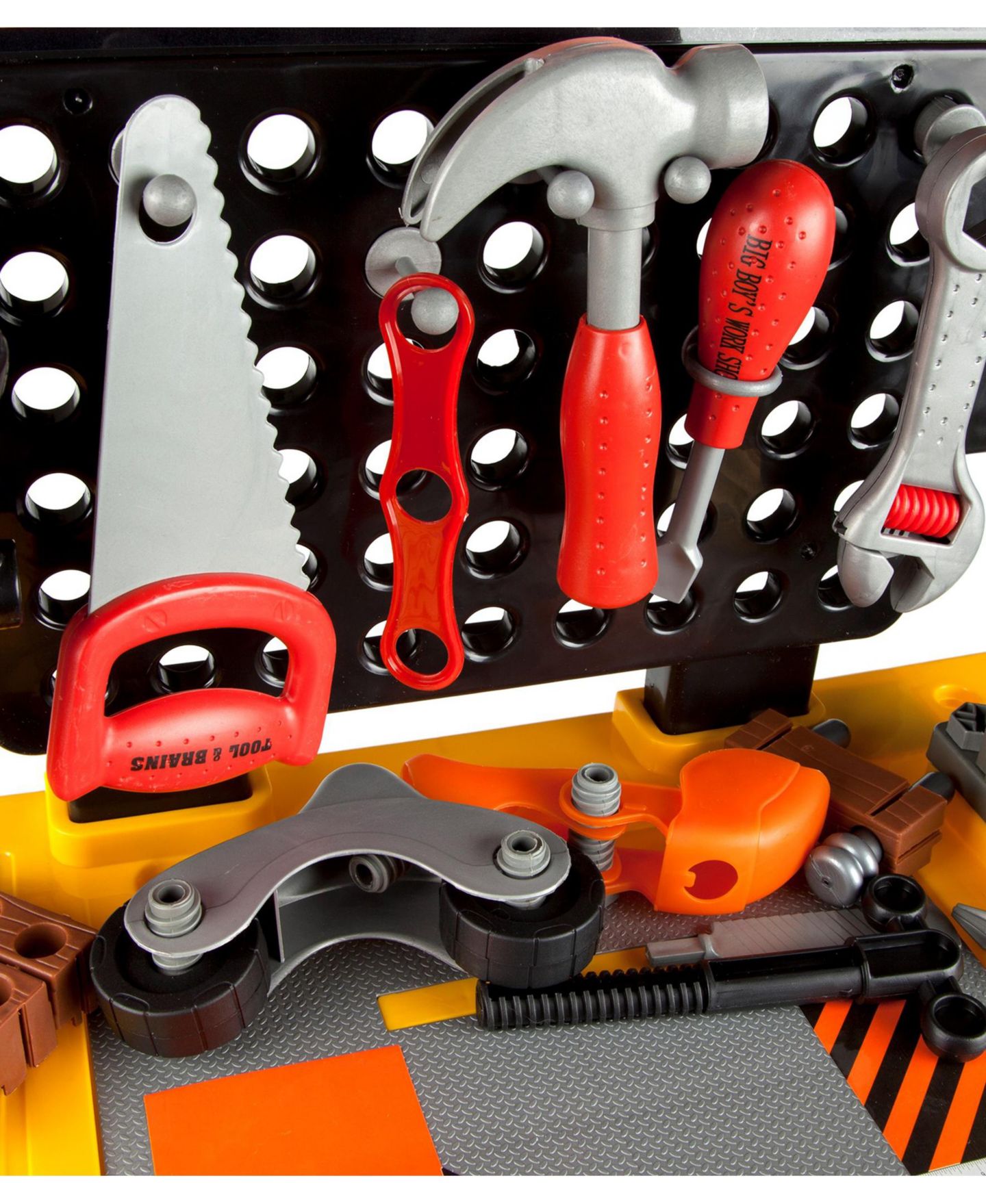 Детские игрушки World Tech Toys Big Boy's Work Shop 54-Piece Workshop, Ages 3+ — фото 5
