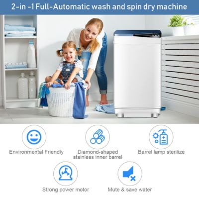Full-Automatic Washing Machine 7.7 lbs Washer