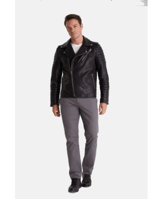 Men's Biker Jacket, Black