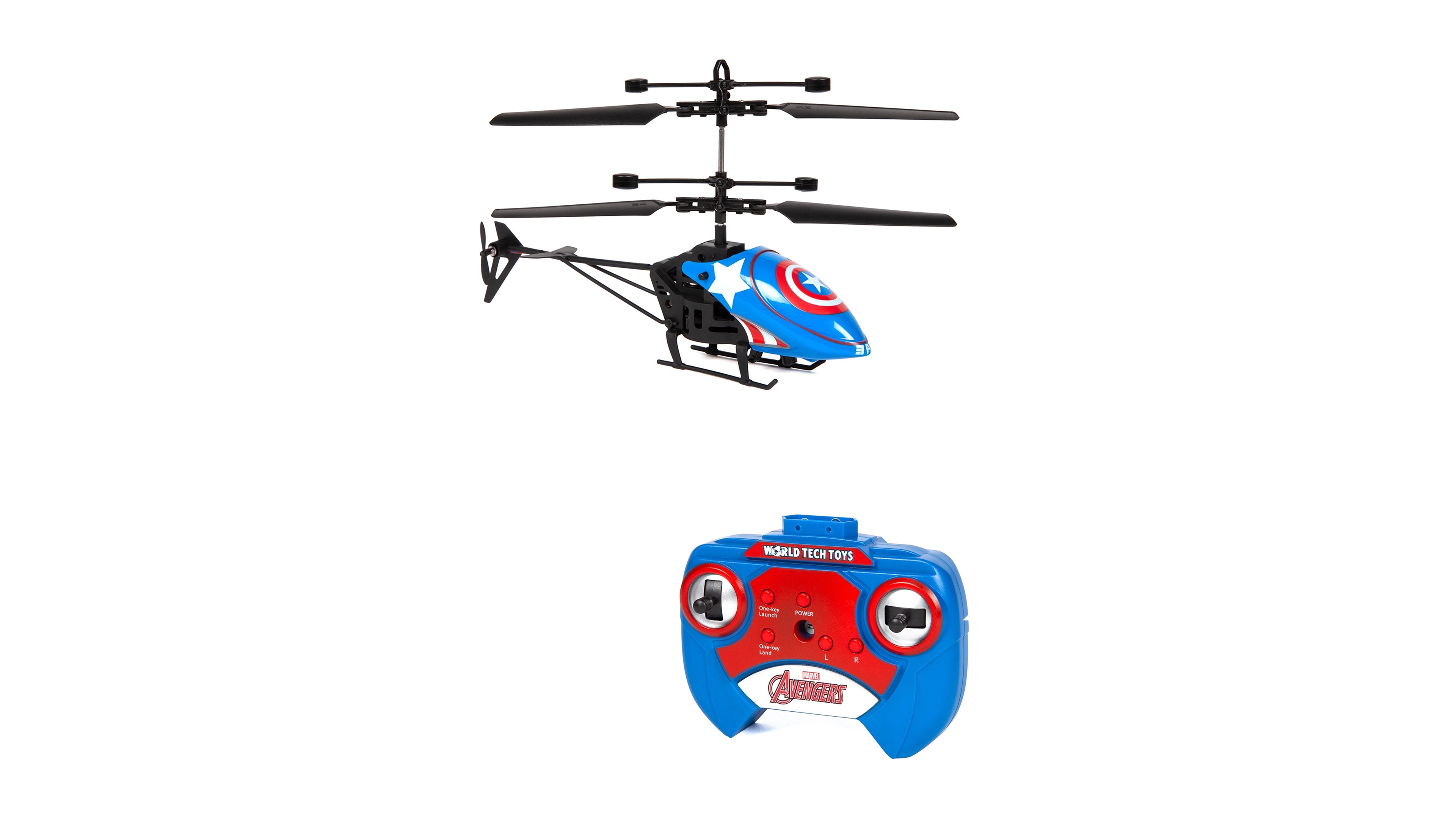 World Tech Toys Marvel Captain America 2CH Ir Helicopter