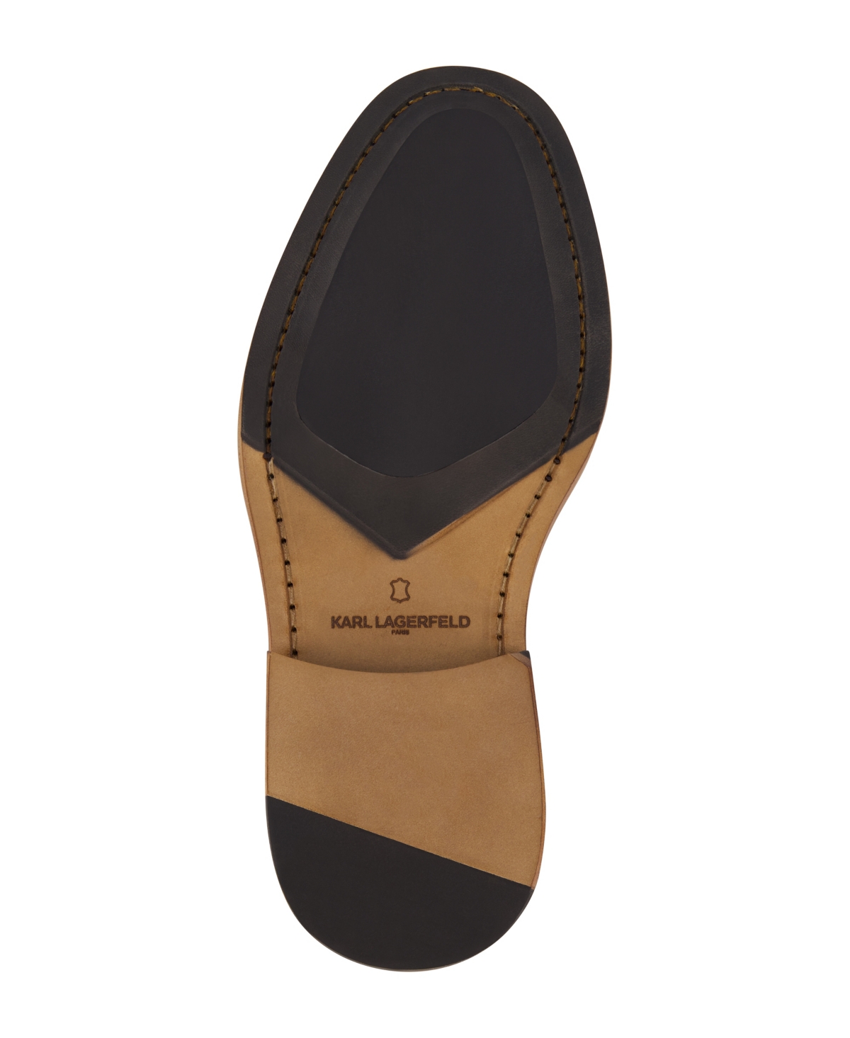 Karl Lagerfeld Paris Wingtip Derby In Cognac