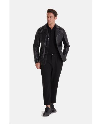 Men's Safari Jacket, Black