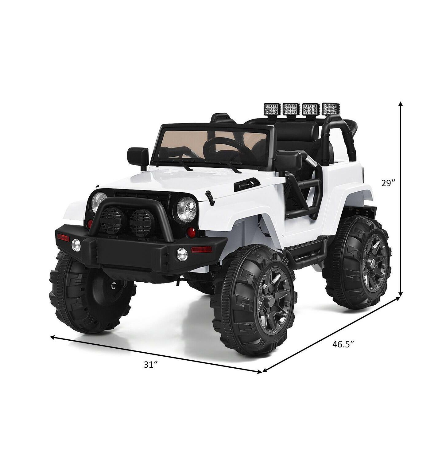 Детская игрушка SUGIFT 12V Electric Ride On Truck with Parental Remote Control and LED Lights — фото 7