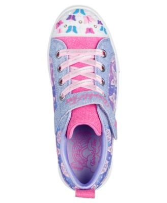 Little Girls’ Twinkle Toes: Twinkle Sparks - Ombre Flutter Stay-Put Light-Up Casual Sneakers from Finish Line