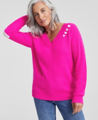 Charter Club Luxury hotsell Pink Cashmere Sweater