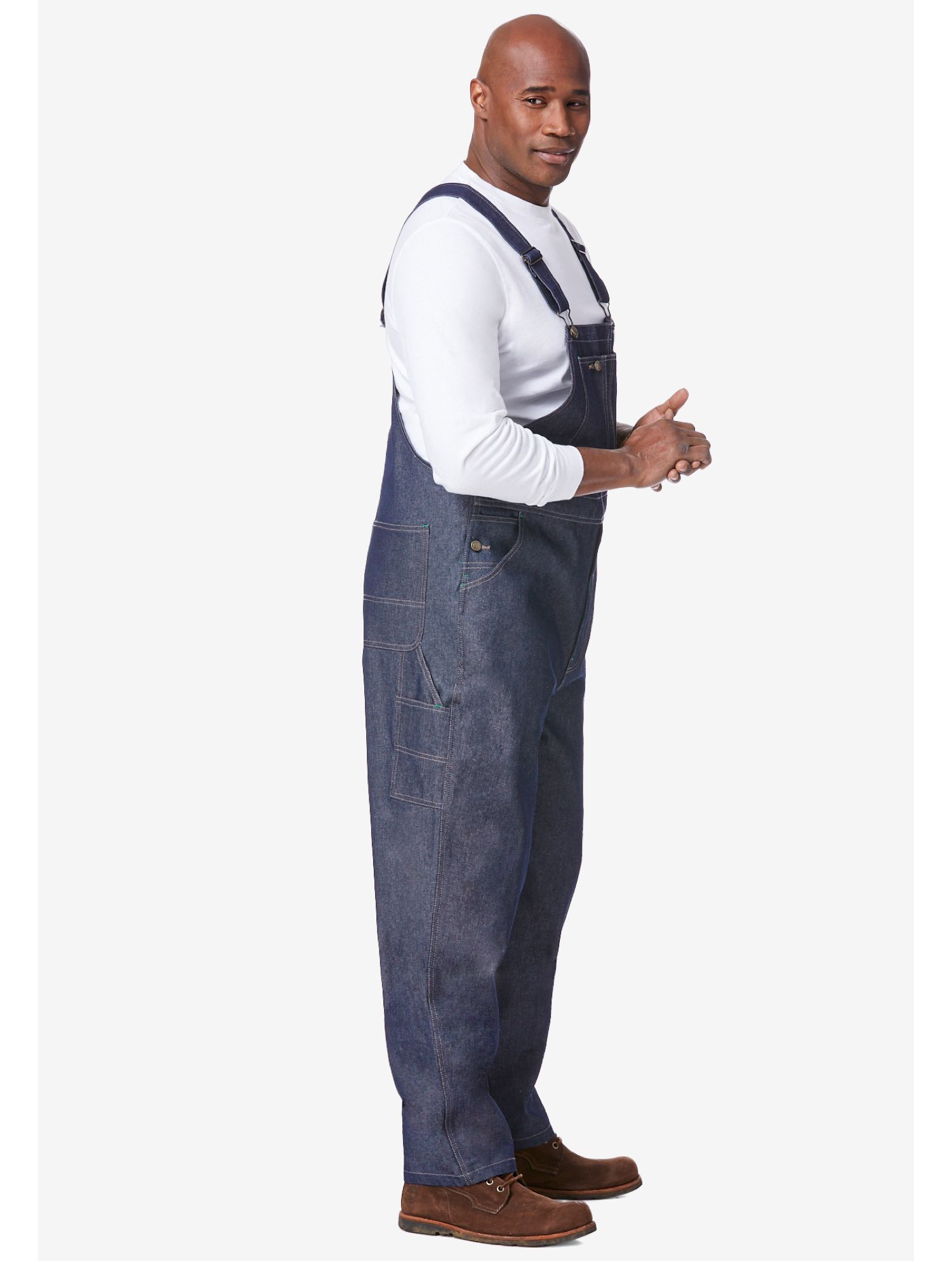 Men's by KingSize Lightweight Comfort Denim Overall