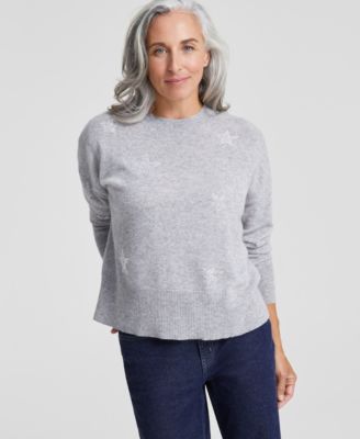 Charter Club Women's 100% Cashmere shops Crewneck Sweater New