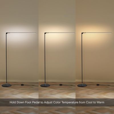 Libra Modern Minimalist LED Floor Lamp with Adjustable Color Temperature (54.5")