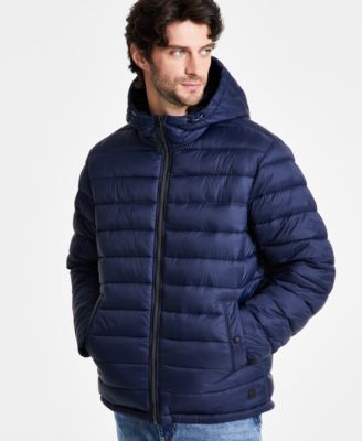 Men's Sherpa Lined Hooded Puffer Jacket