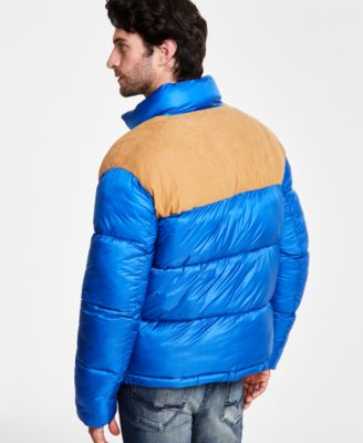 Men's Larry Fabric Block Puffer Jacket