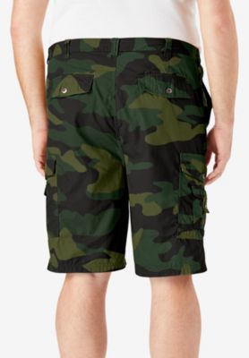 Big & Tall 10" Side Elastic Canyon Cargo Shorts