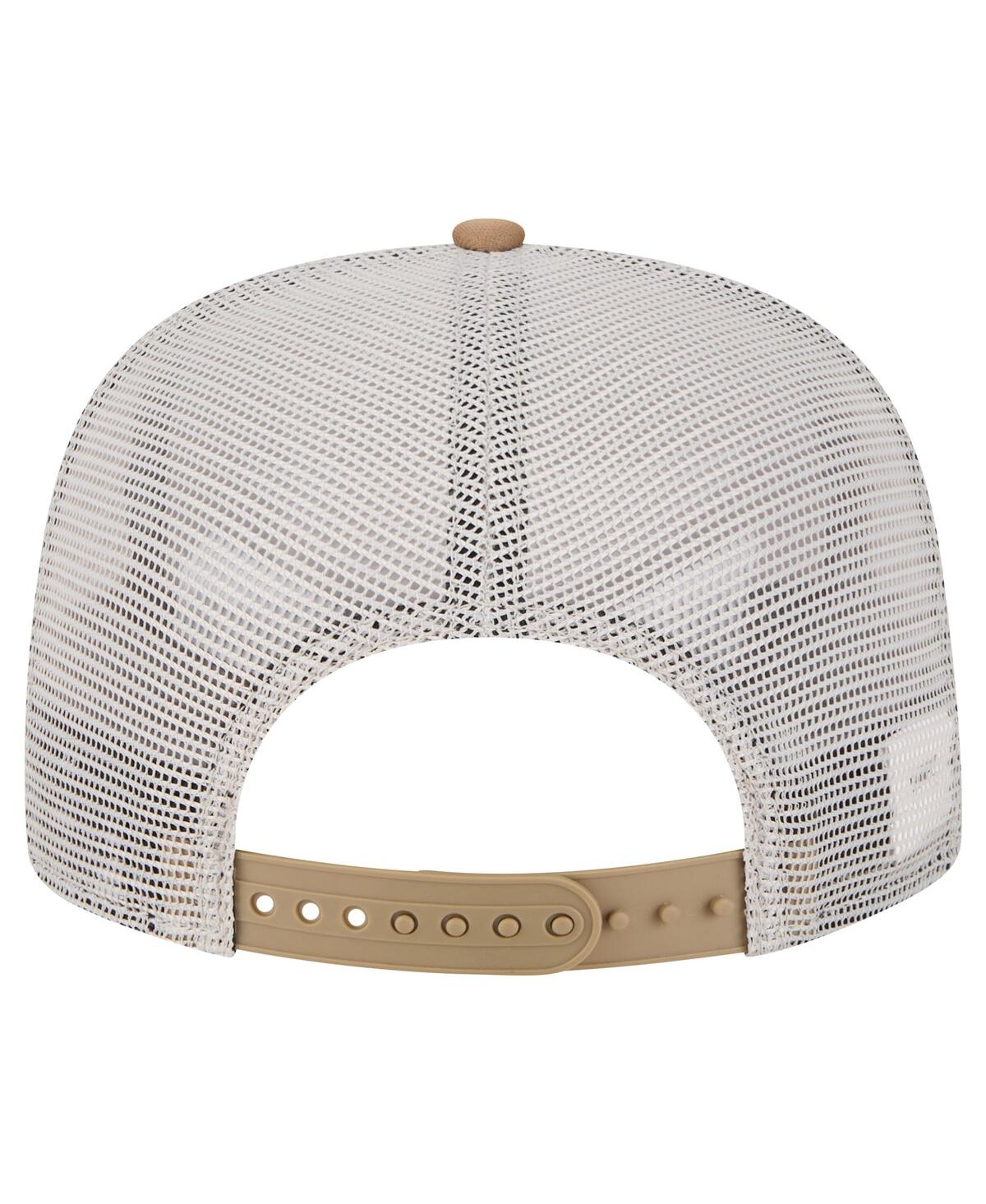 New Era Men's Tan Cincinnati Bengals Meet Me 9fifty Snapback Hat In Tan