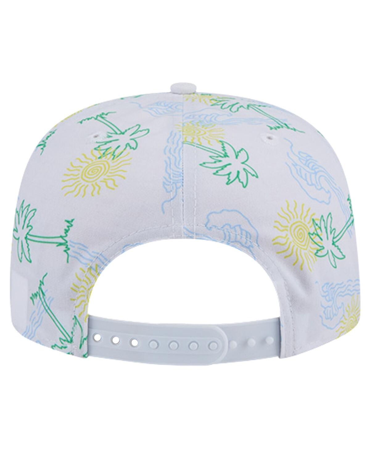 NEW ERA MEN'S WHITE SAN FRANCISCO 49ERS VACAY GOLFER SNAPBACK HAT