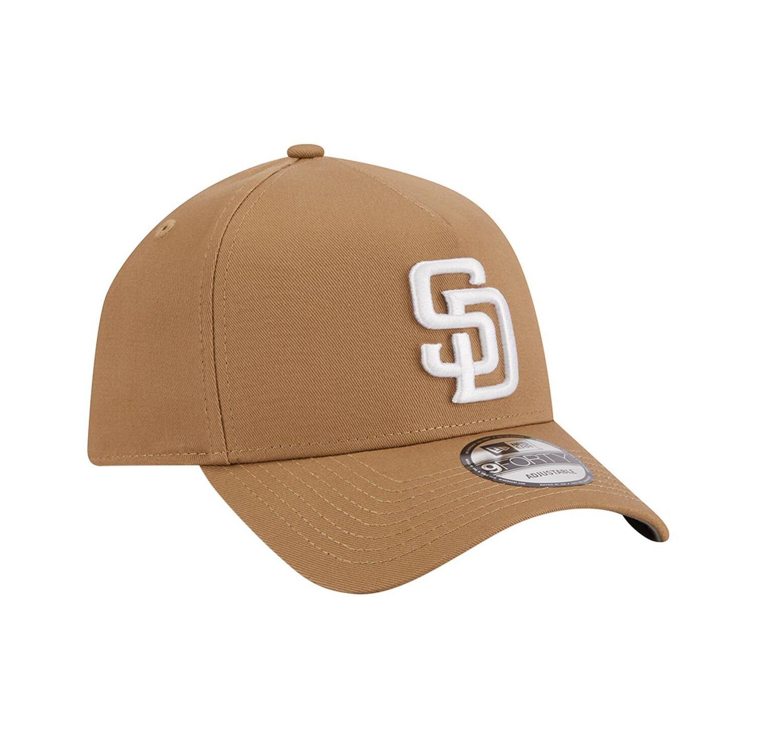 Men's Khaki San Diego Padres A-Frame 9FORTY Adjustable Hat