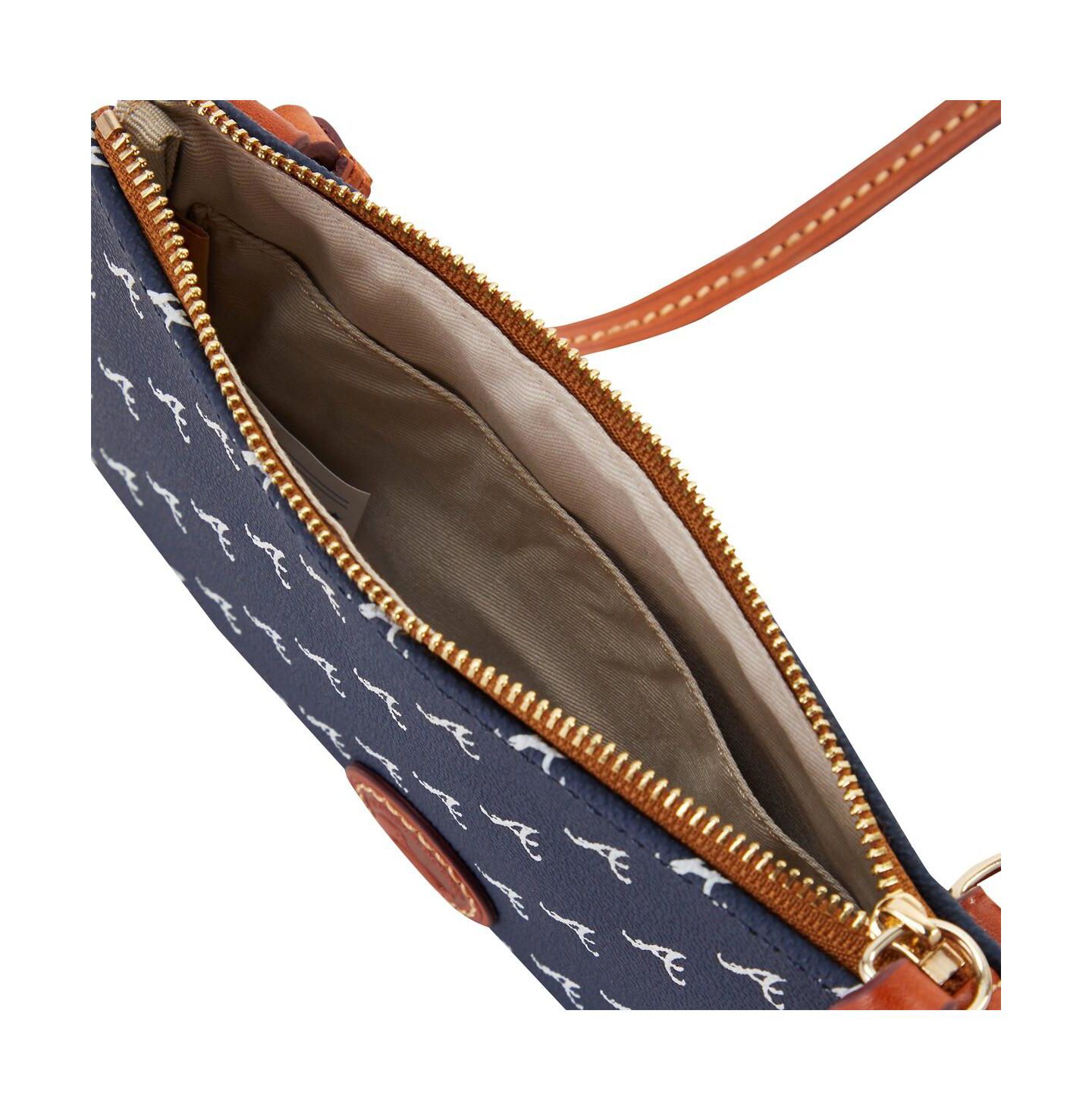 Женская сумка Dooney & Bourke Atlanta Braves Top Zip Crossbody Purse — фото 2