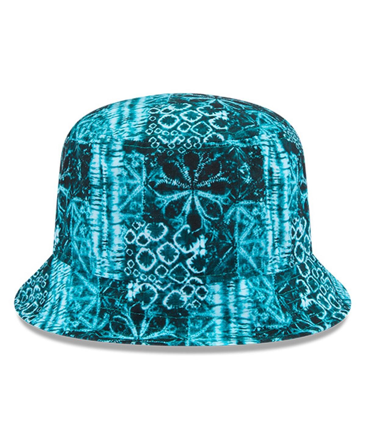 Shop New Era Men's Teal Jacksonville Jaguars Shibori Bucket Hat
