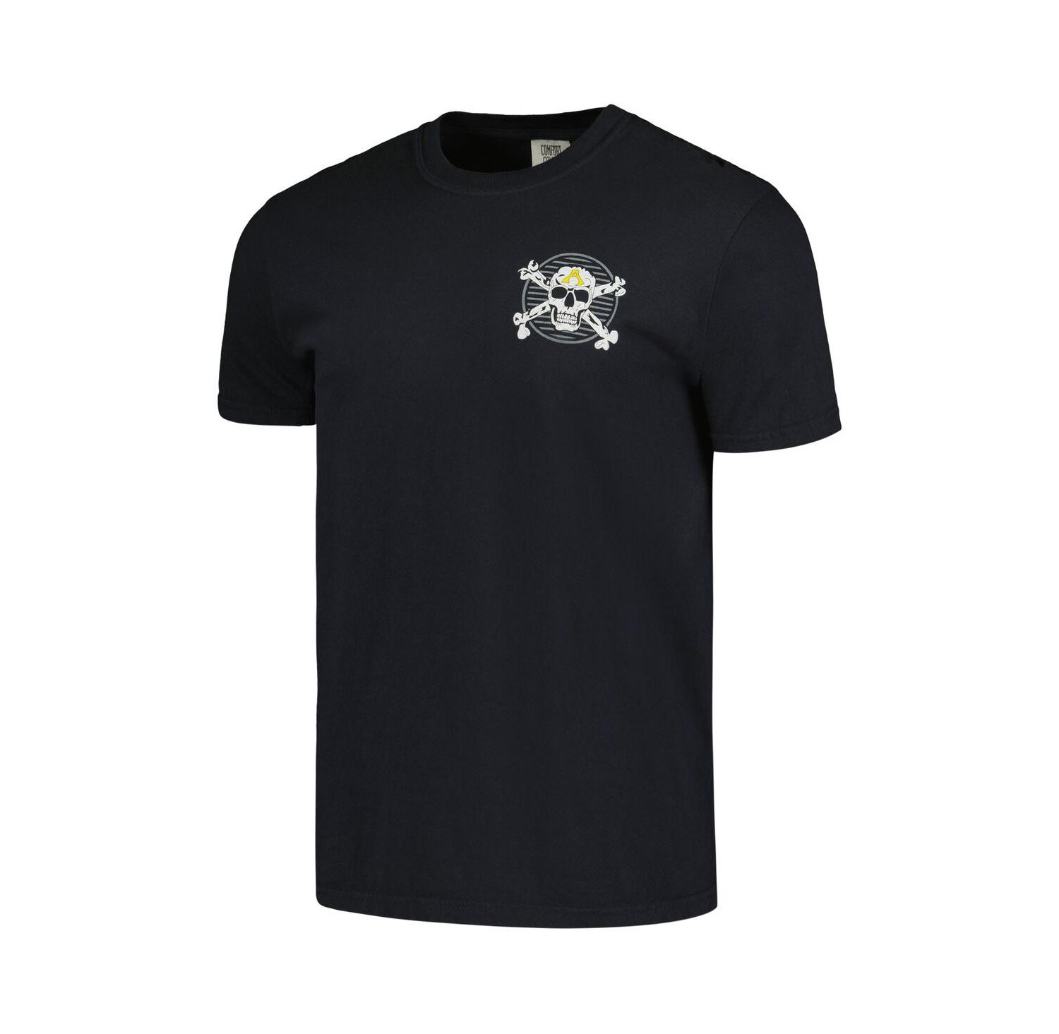 Black Army Men's Black Knights Worn Circle Badge Hyperlocal Comfort Colors T-Shirt