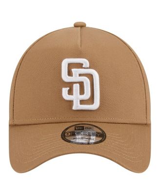 Men's Khaki San Diego Padres A-Frame 9FORTY Adjustable Hat