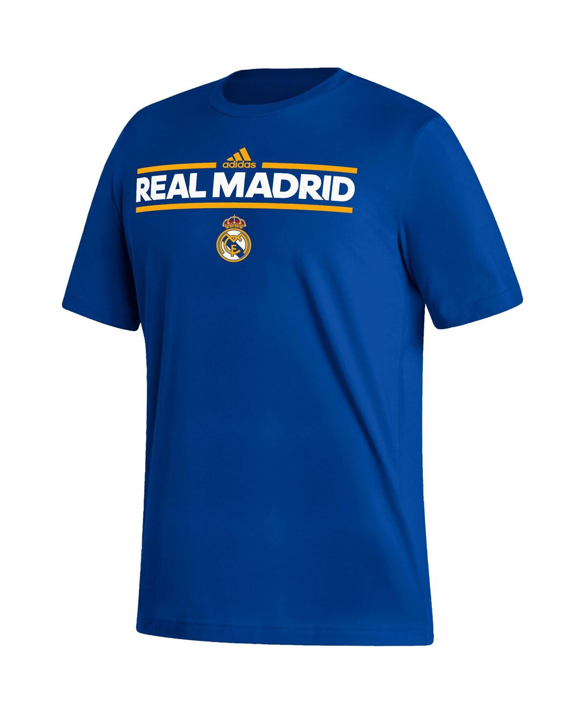 Adidas Men'sReal Madrid Dassler T-Shirt - Blue