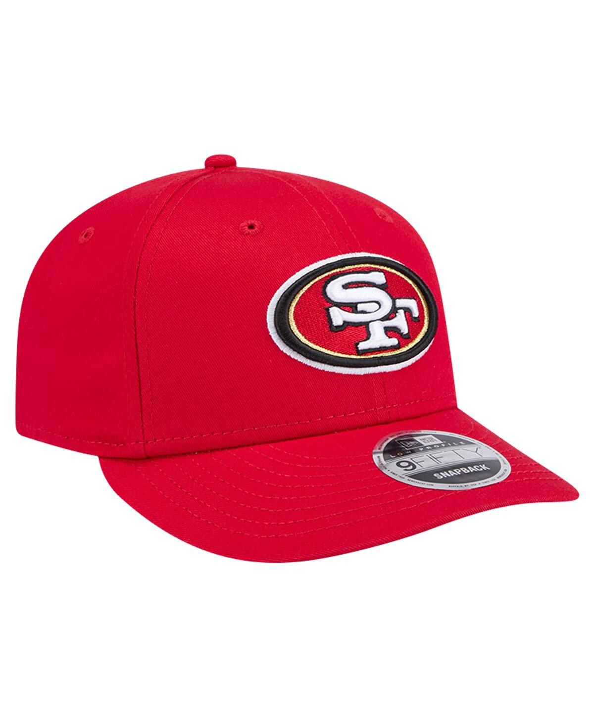 New Era Men'sSan Francisco 49ers Main Low Profile 9FIFTY Snapback Hat - Scarlet